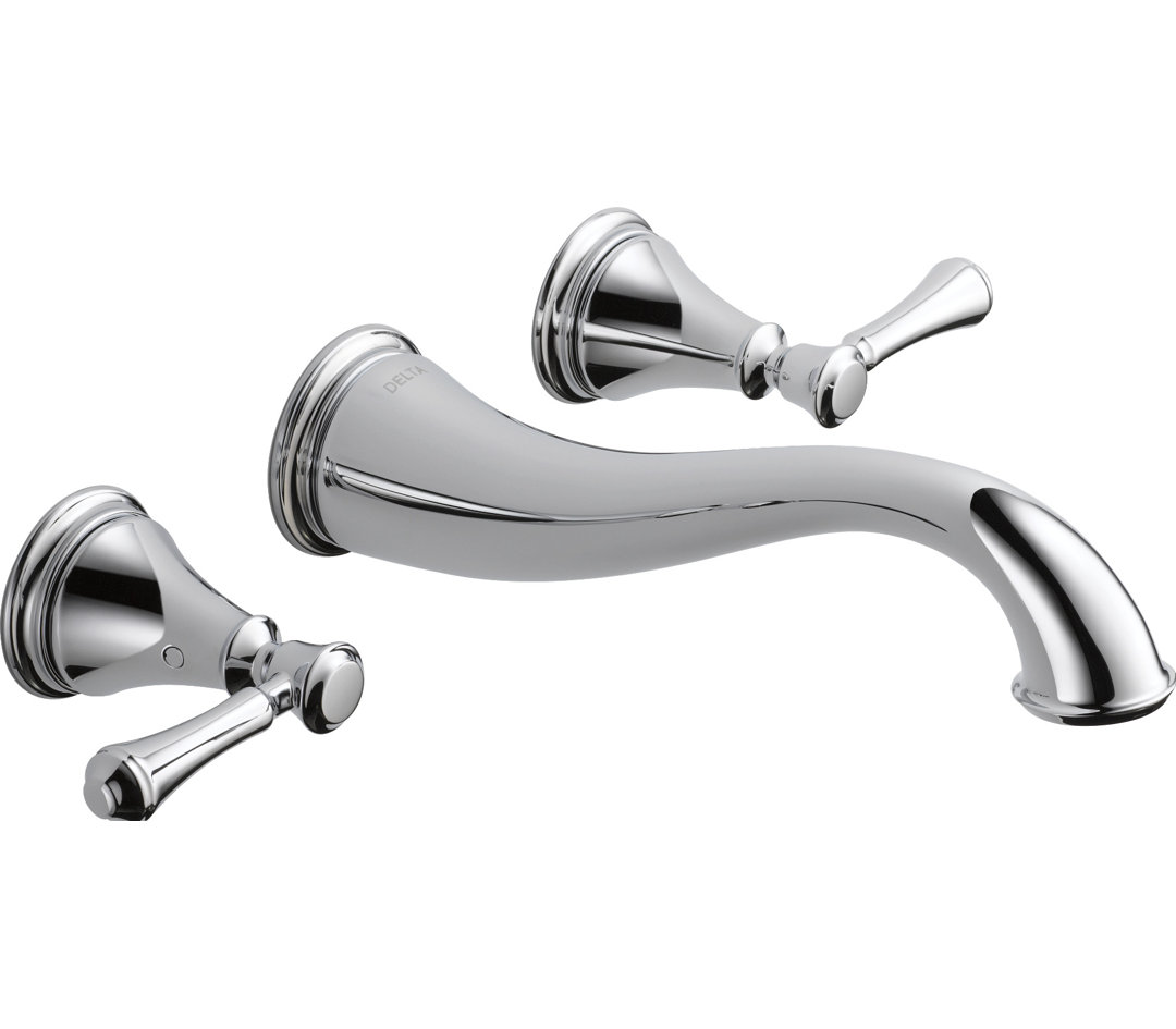 Cassidy Wall Mounted Bathroom Faucet Delta 