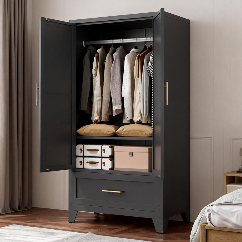 Steel 31.5 " W Dresser, H 60,16 po x l 31,5 po x P 17,72 po, White