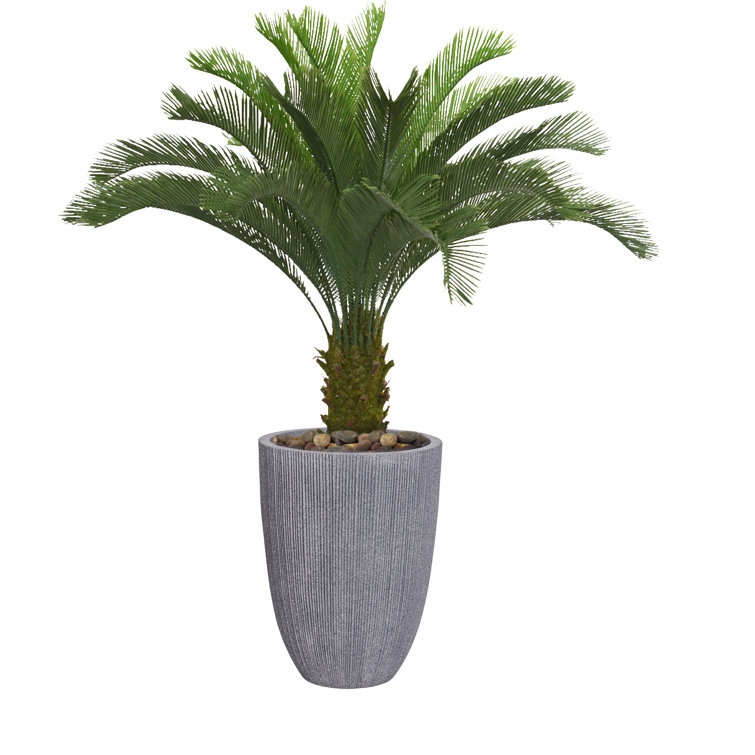 59.1'' Faux Palm Tree in Planter