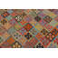 Tapis rectangulaire en laine noué à la main de style sud-ouest de 5 pi 8 po x 7 pi 11 po Cedorah bleu / rouge
