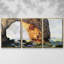Monet - 3 pièces, reproduction encadrée sur toile-1176681781-1176681780