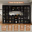 Bibliothèque 71 po x l 106 po, portes en verre, tablettes réglables, bibliothèque modulaire-1848228729