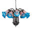 Tiffany 12 - Light Chandelier-1856443203