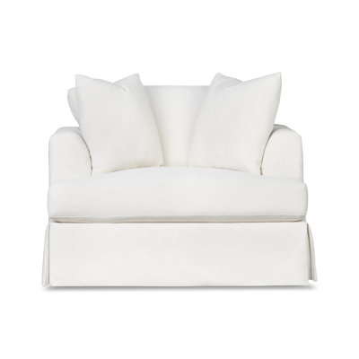 Lucia Slipcovered Armchair by Wayfair Custom Upholstery