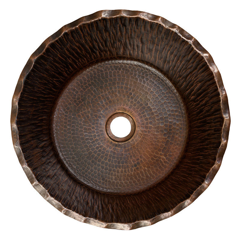 Premier Copper Products BSP5_PVRTRDB-P Bathroom Sink And Drain Package