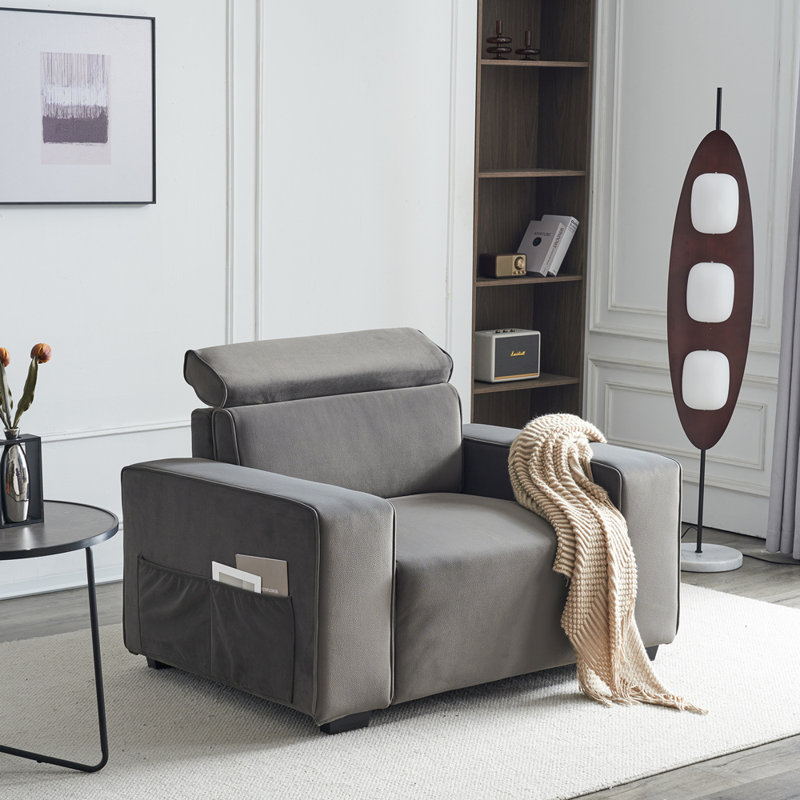 Fauteuil club rembourré Layanne