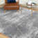 Tapis géométrique gris