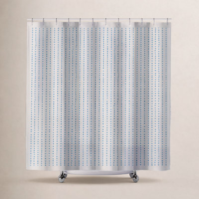 Thora Dots Mid-Century Shower Curtain
