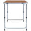 Hahira 120cm Rectangular Adjustable Folding Table