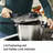 Vitavit Premium Pressure Cooker Set, 3.7 Quart and 6.3 Quart with Glass Lid