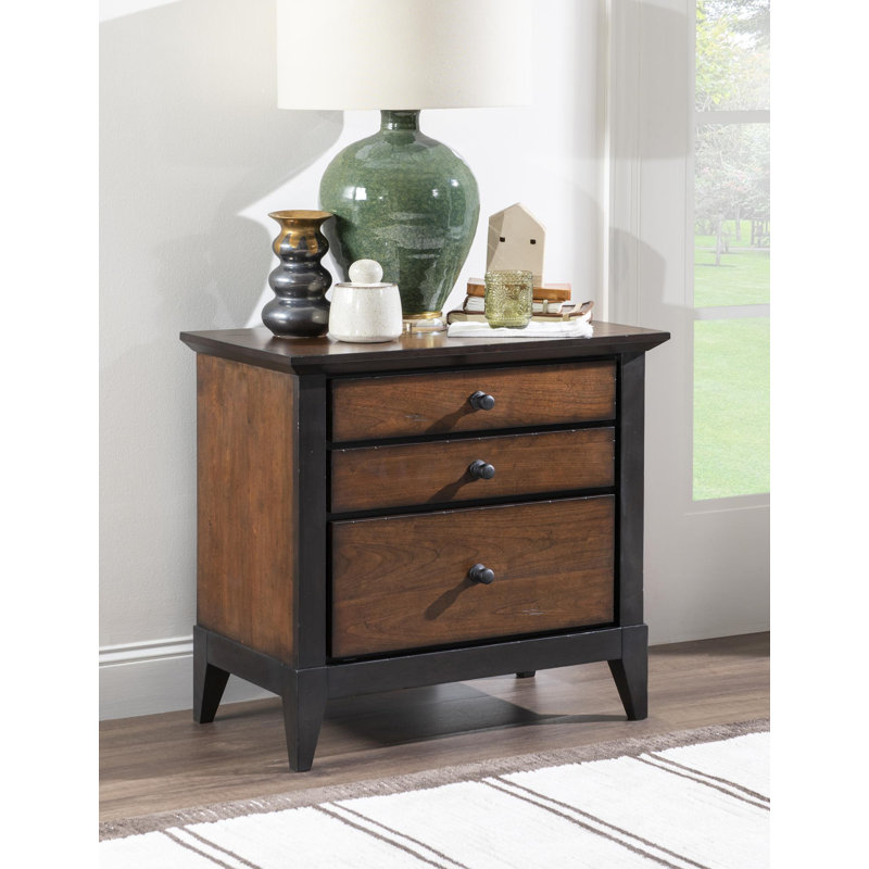 Table de chevet cerise vieillie 30 po Fenmore