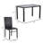 Yanitzia Faux Marble Top Dining Set
