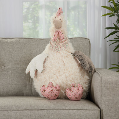 Keeli Stuffed Chicken Throw Pillow
