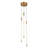 Motif 3 - Light Brushed Gold LED Cluster Pendant-71261516