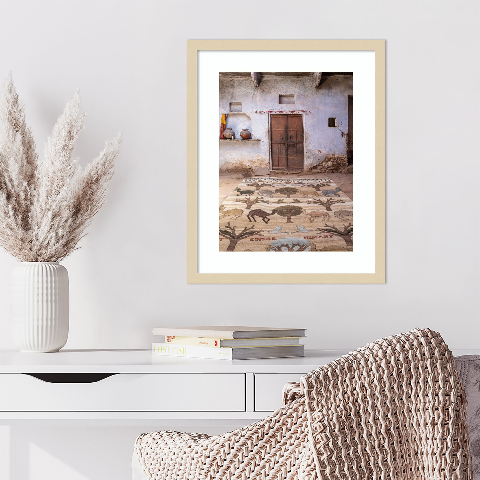 Magic Carpet by Shot by Clint Wood Framed Wall Art Print, 21" H x 17" W, Brown Framed