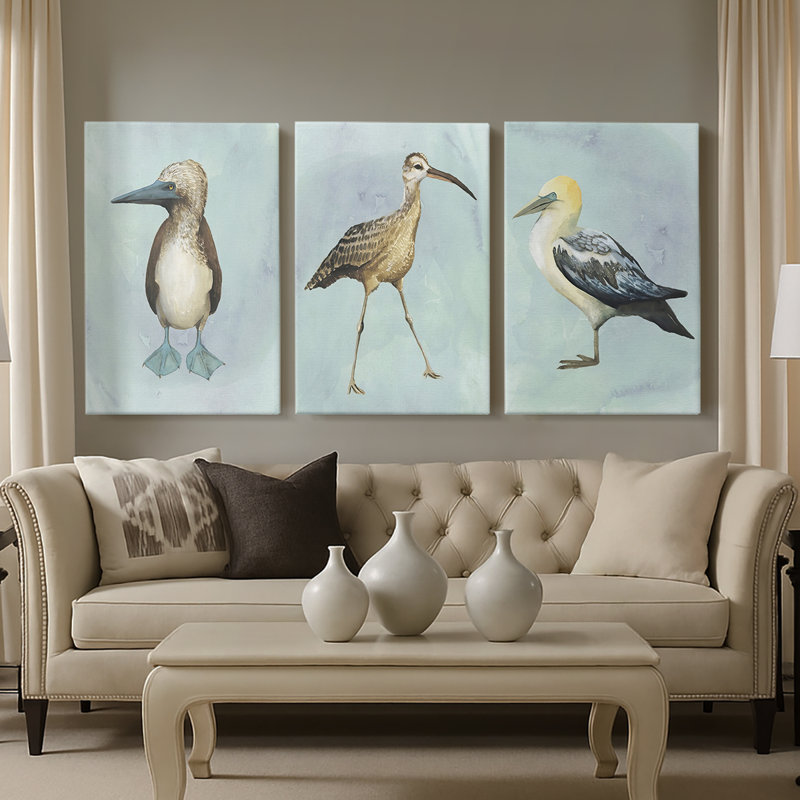 Verging Palm I  -Custom Wrapped Gallery Canvas - 3 Pieces, 60" H x 120" W