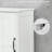 Slim Bathroom Storage Cabinet, Tall Bathroom Cabinet, Linen Tower With Open Shelf, Drawer, Recessed Doors, And Adjustable Shelves, White