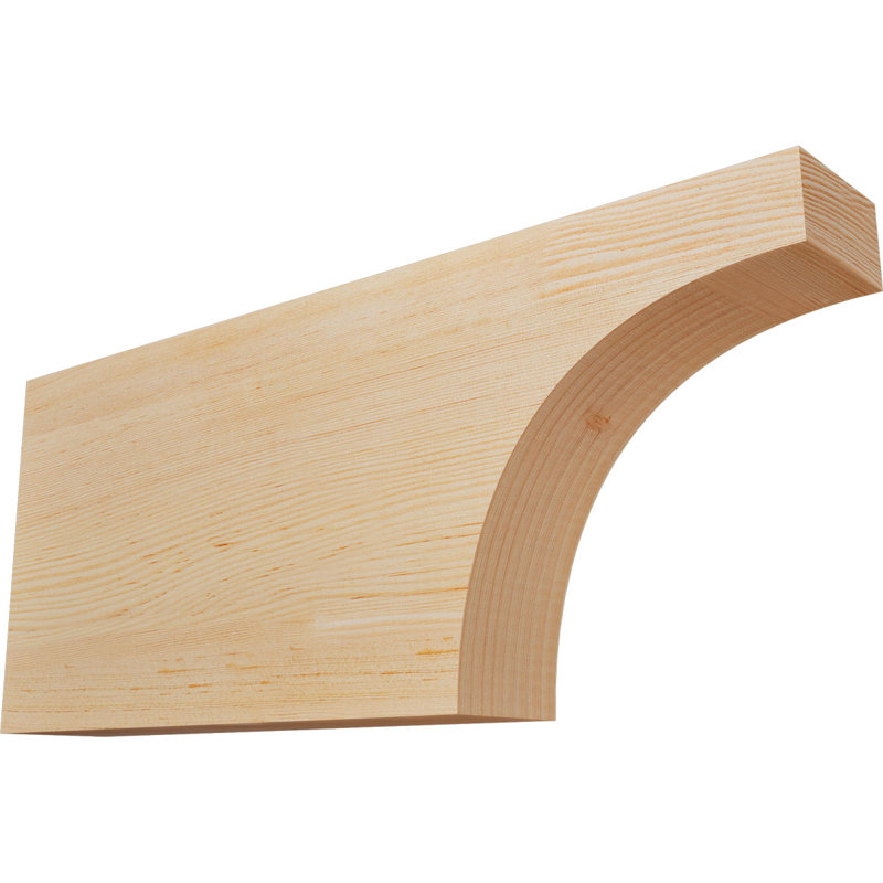 Queue de chevron lisse Huntington, Sapin de Douglas, H 10 po x l 3 1/2 po x L 24 po