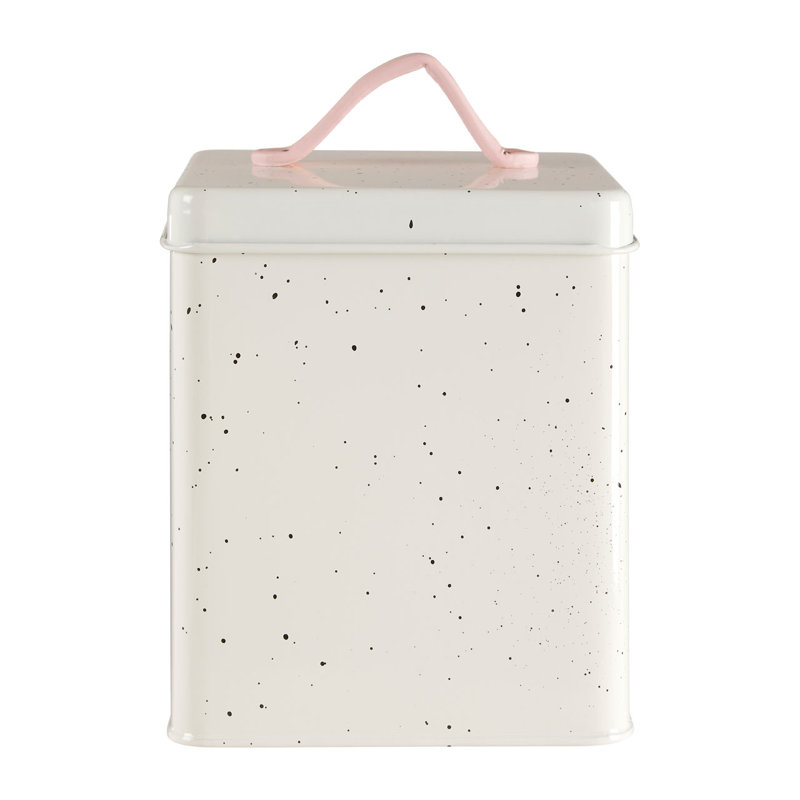 Carino Metal Jar, 17cm H x 14cm W x 14cm D