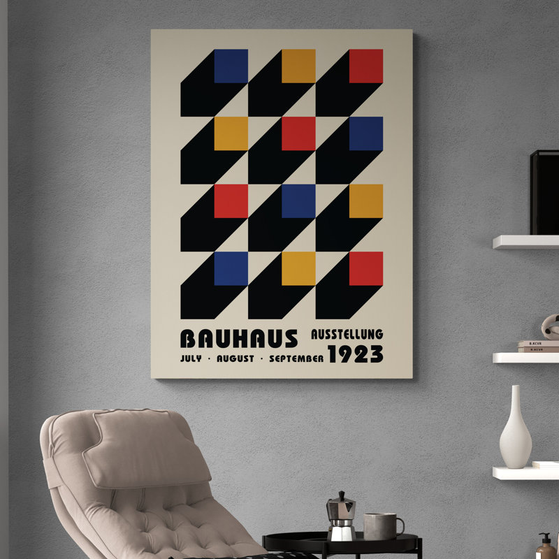 Bauhaus Ausstellung 1923 - Print on Canvas, 117cm H x 81cm W x 4cm D