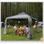 Abri de jardin pour patio avec tablettes d'angle, abri de jardin à double toit pour des réunions élégantes