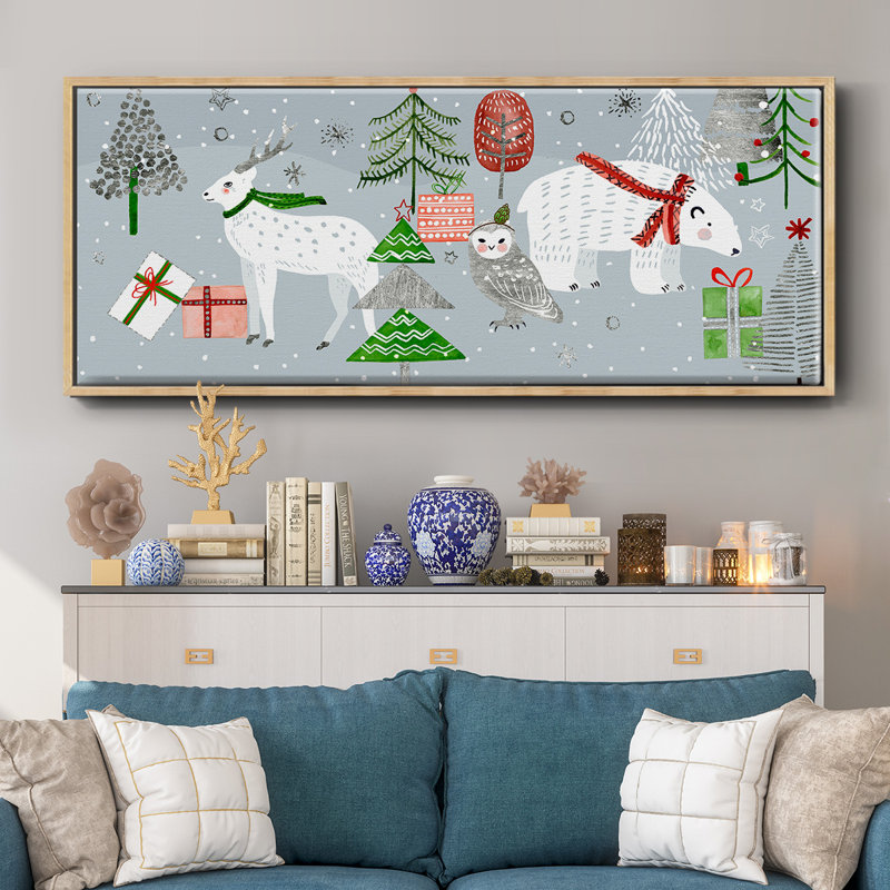 Collection Stars & Snowflakes - toile encadrée, H 12 po x l 30 po