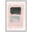 Rose et rouge chatoyant 1 - Cadre flottant, reproduction d'art sur toile-46828281-46828283