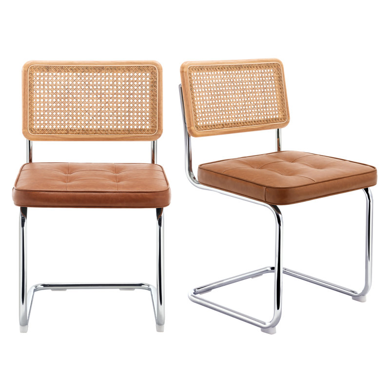 Aveon Upholstered Dining Chair, Brown