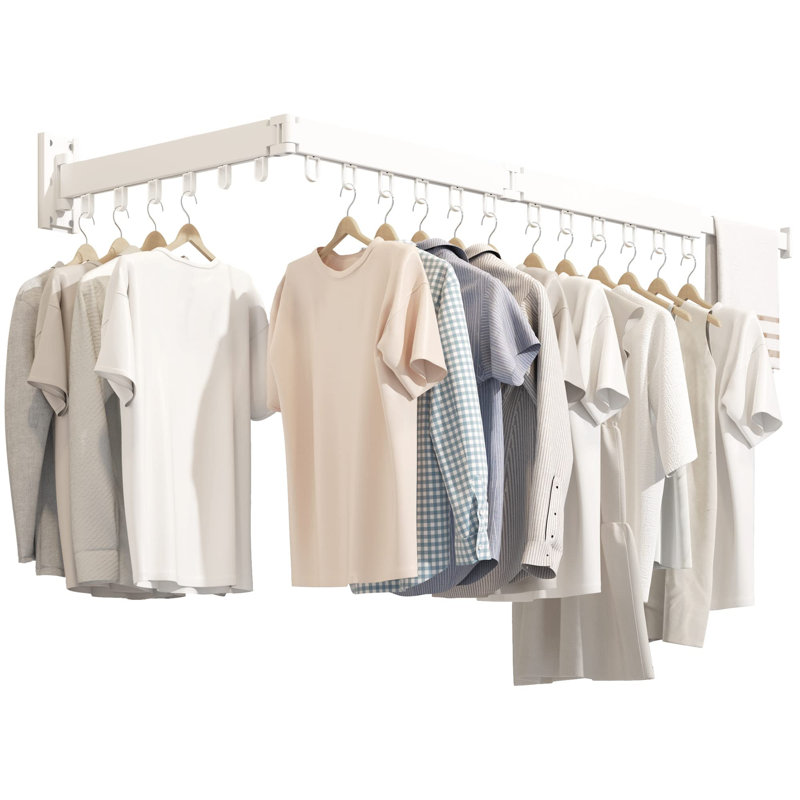 37.1cm Wall Mounted Clothes Rack