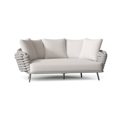 Wailea 70.5'' Powder Coated Aluminum Outdoor Patio Daybed