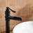 Waterfall Single Hole Single-Handle Vessel Bathroom Faucet-108027313