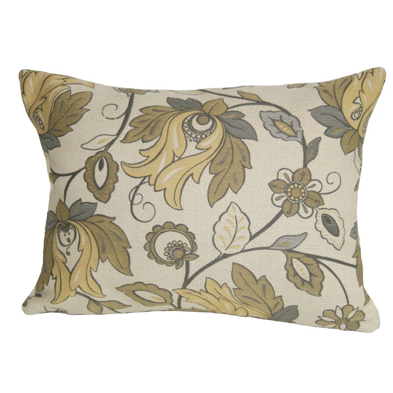 Cotton Blend Throw Pillow