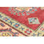 Tapis unique rouge / beige en laine noué à la main de style années 2010 de 5 pi x 6 pi 4 po Qaiden