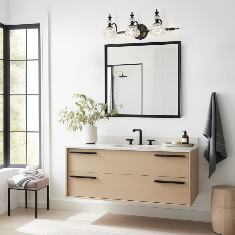 Maitiu 3 - Light Dimmable Vanity Light, Matte Black