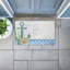 Tapis de porte d'extérieur imprimé Bayside Anchor & Compass, design par Kim Allen, 18 po x 30 po-120744845