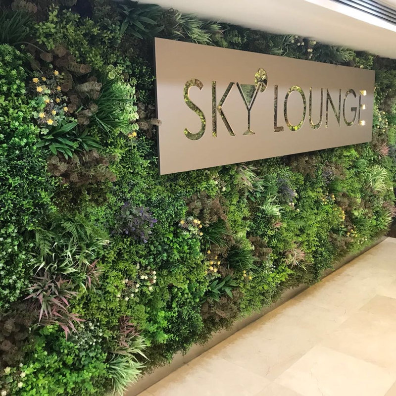 85cm Faux Foliage Hedge