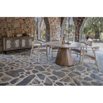 Sahara 15.125'' H Fabric Upholstered Armchair