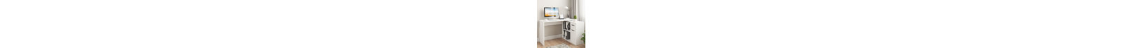 Selena L-Shaped Computer Desk With 4 Storage-2079253035