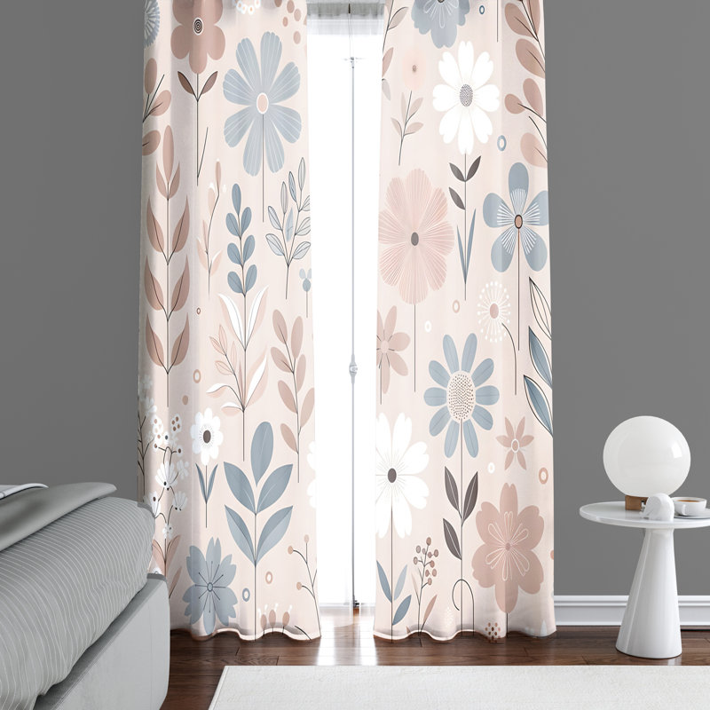 Window Curtains, 56" W x 78" L