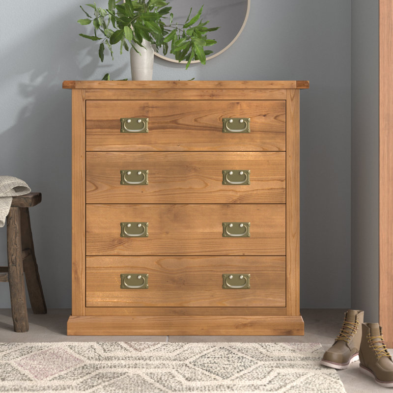 Franklin 90cm W 4 - Drawer Chest of Drawers