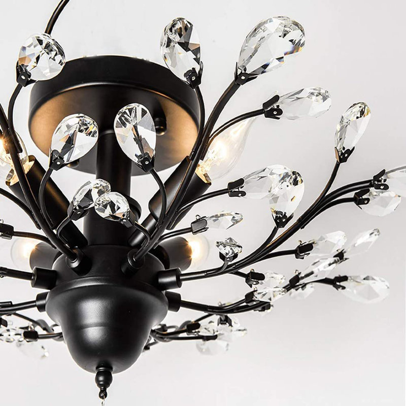 Lustre linéaire moderne à 5 lumières Ellie-Anna