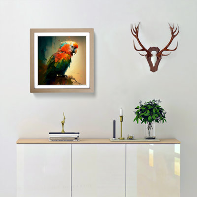 Parrot Expressionism - Framed Print