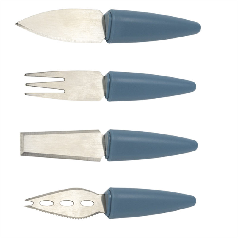 4 Piece Stainless Steel Cheese Serving Set