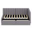 Upholstered Daybed With Storage Drawers-455621788
