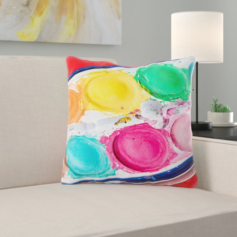 Housse de coussin d'extérieur carré Urrutia, Microsuède, Intérieur
