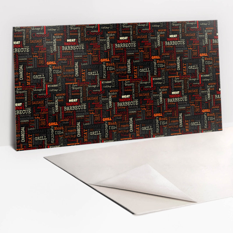 Eucptus 50cm x 100cm PVC Field Tile in Black