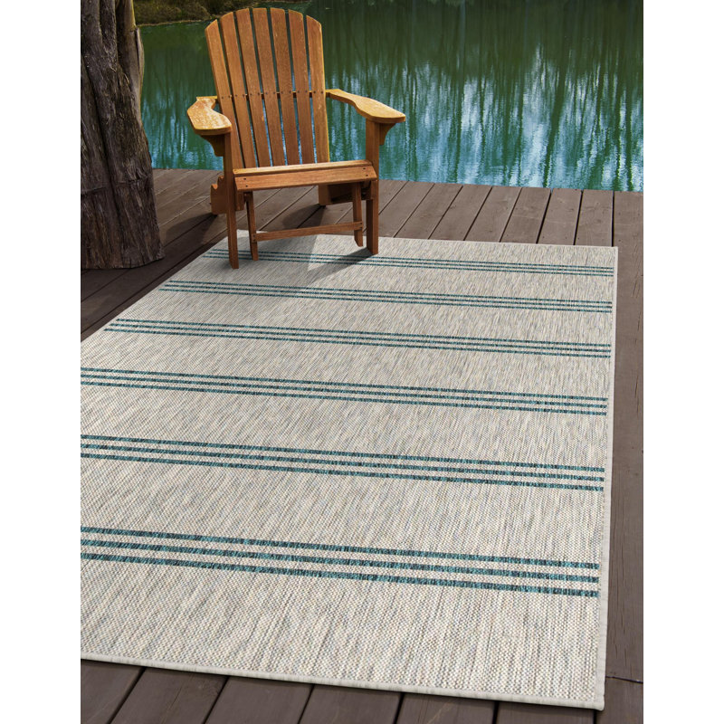 Anguilla Indoor/Outdoor Rug, Rectangle 4'1" x 6'1"