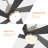 Whisperpetal 52" Low Profile Ceiling Fan with Dimmable Light, Reversible Airflow & Remote Control-111471301