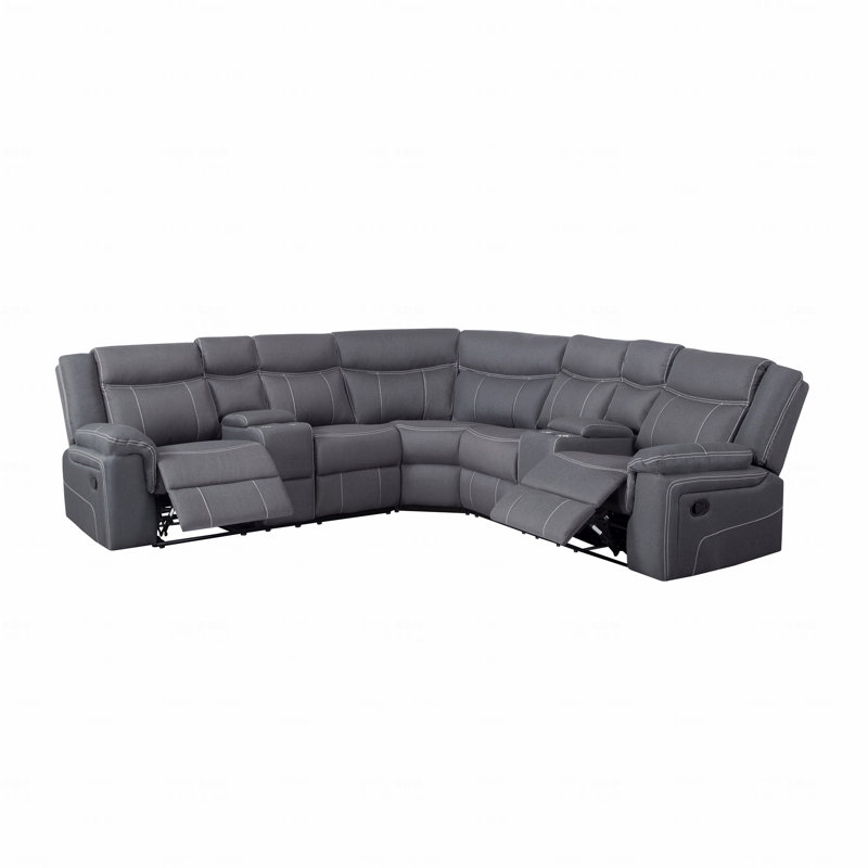 Canapé modulaire avec fonction d'inclinaison manuelle 109,4 po