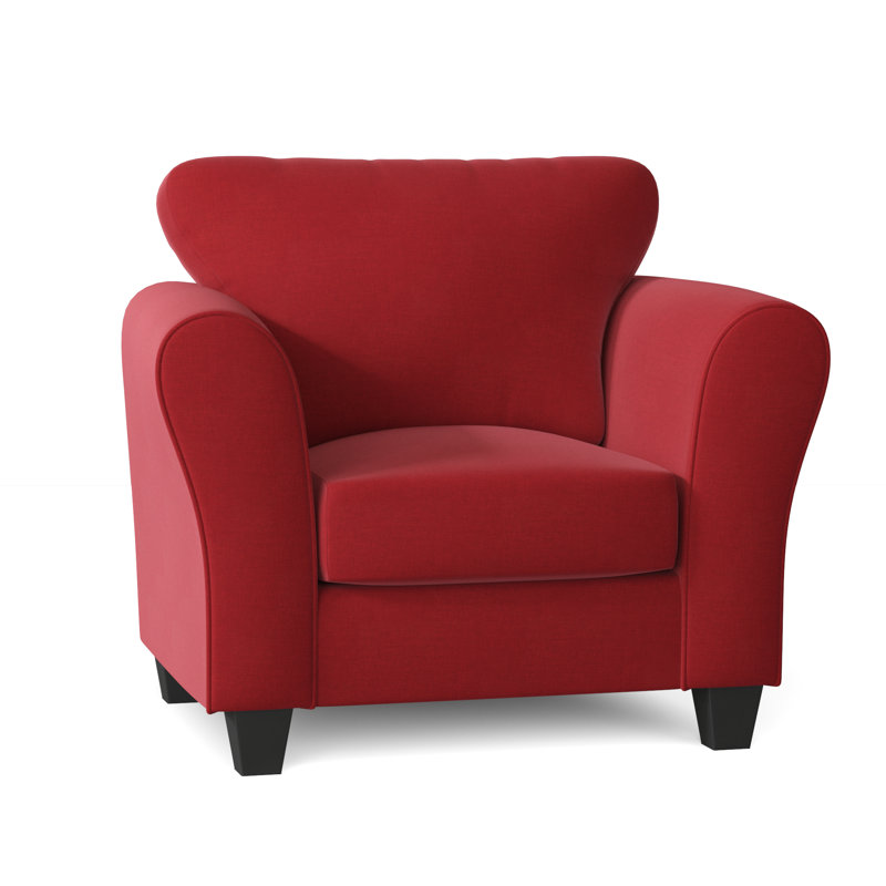 Fredericktown Upholstered Armchair, Oscar Red